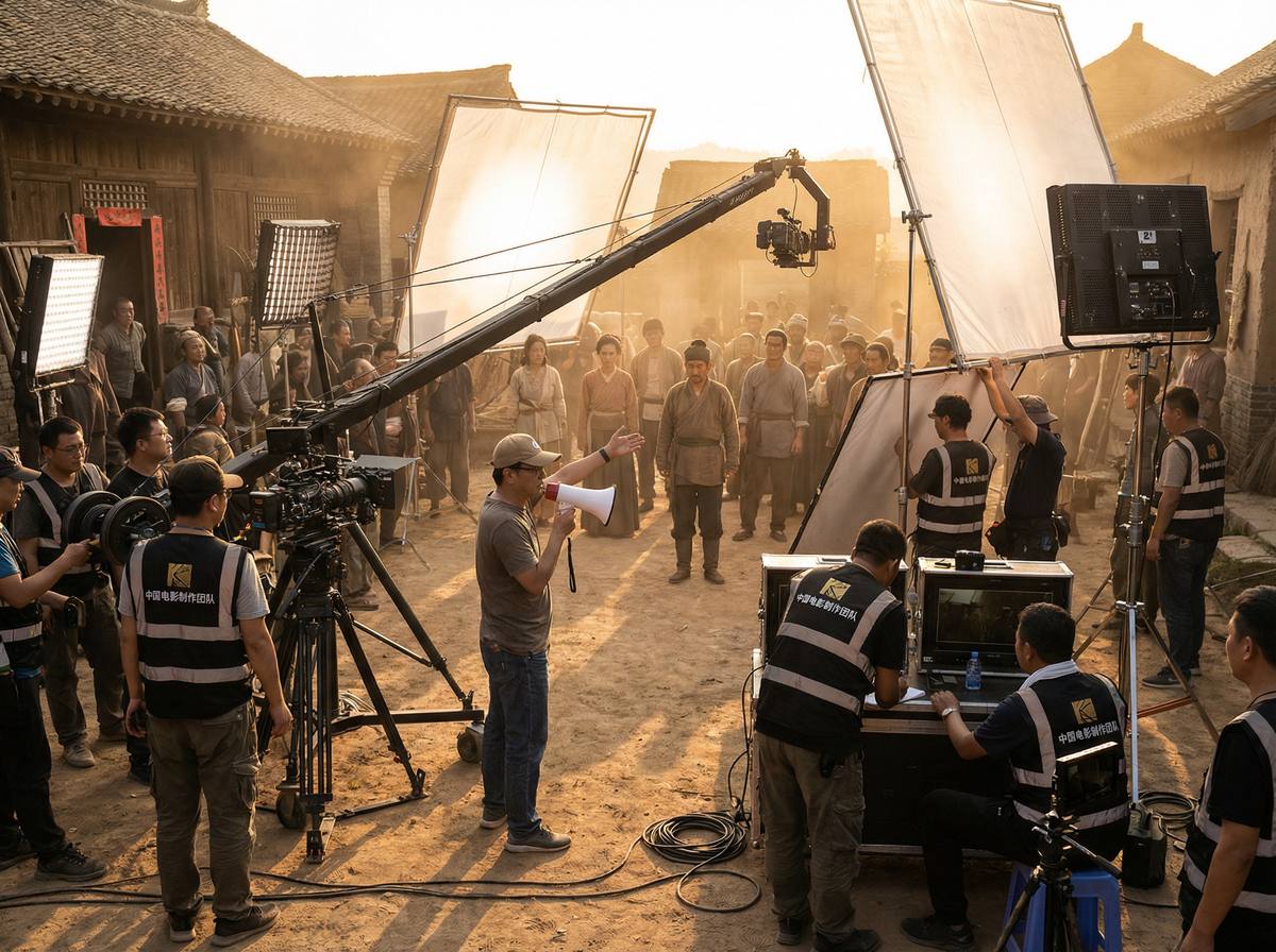黑丝【黑丝视频演示】专业影视制作现场全记录：导演、摄影与灯光团队协作视频