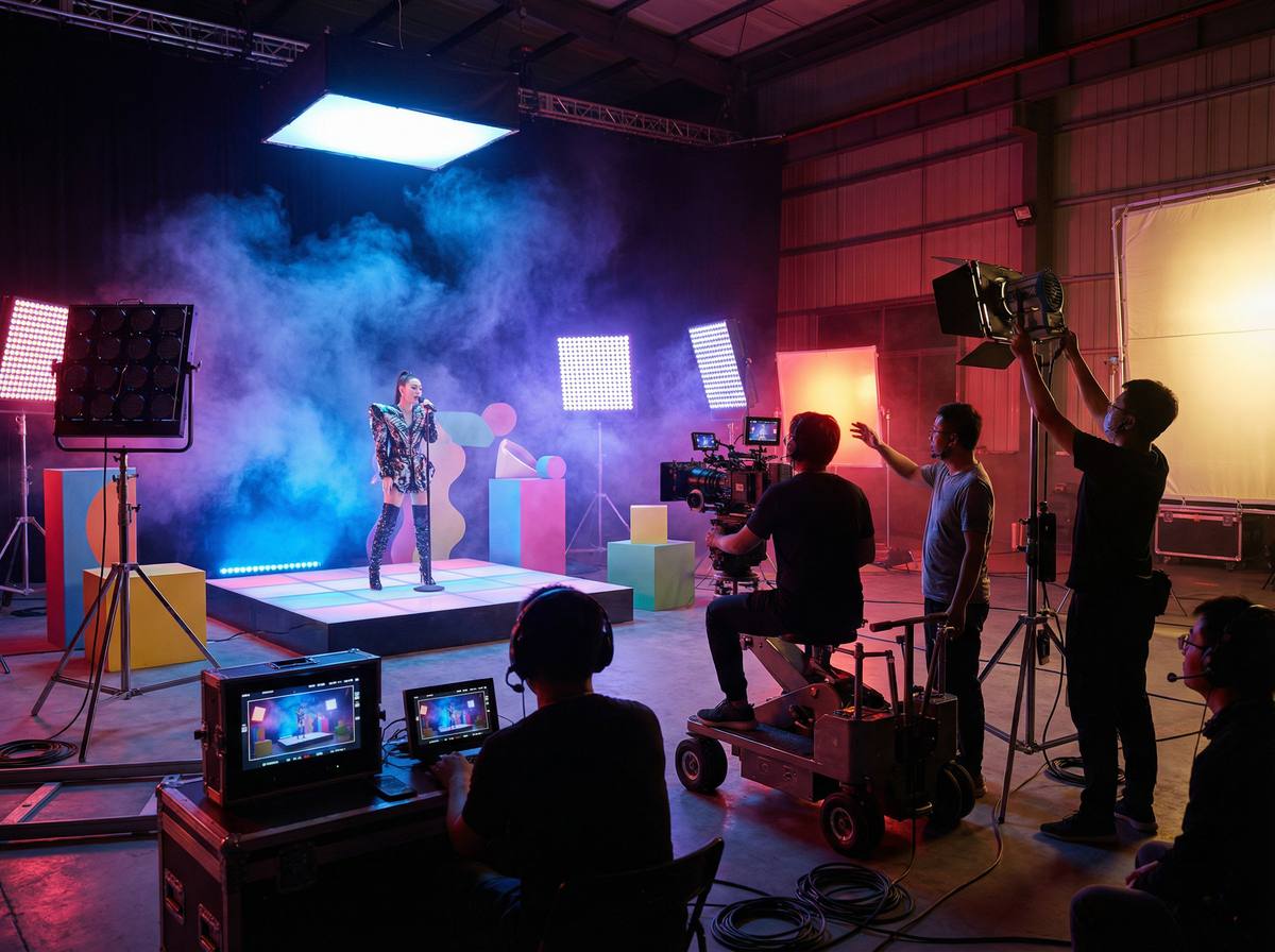 黑丝【黑丝社区内容】MV拍摄全程幕后花絮：从脚本到成片的视频制作演示